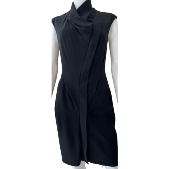 Boss Hugo Boss Black Diantha, Sleeveless, Cowl Neck Dress- 10 - Picture 1 of 12